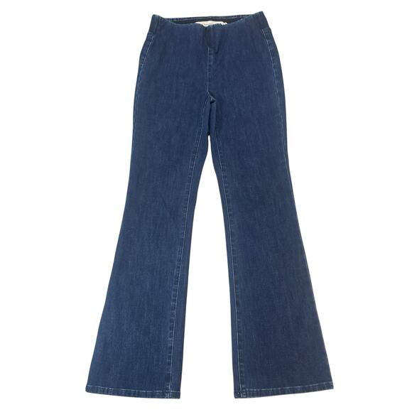 Soft Surroundings Ultimate Denim Pull-On Bootcut Jeans Womens XS Elastic Waist - Picture 12 of 12